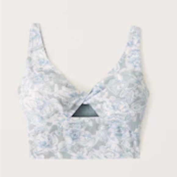 Abercrombie Twist-Front Linen-Blend Cutout Top - Picture 2 of 8